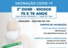 Prefeitura de São Sebastião realiza vacinação da segunda dose de pessoas de 75 e 76 anos na próxima segunda-feira (05)