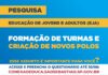 Prefeitura realiza nova pesquisa de interesse para formação de turmas e novos polos da EJA em São Sebastião