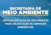 Prefeitura de São Sebastião divulga relação de documentos para solicitação de serviços ambientais