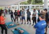 Prefeitura de São Sebastião promove treinamento de resgate urbano a funcionários da Secretaria de Esportes