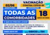 Covid-19: Em São Sebastião, campanha segue nesta quarta-feira (2) com a vacinação de pessoas de 18 anos ou mais com comorbidade