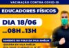 Profissionais de Educação Física são público-alvo da vacinação contra Covid-19 nesta sexta-feira (18) em São Sebastião