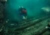 Egito encontra antigo navio militar e covas gregas em cidade submersa