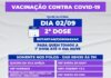 Nesta quinta-feira (2) São Sebastião aplica segunda dose em imunizados com Coronavac até 5 de agosto