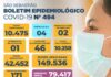 Prefeitura de São Sebastião – COVID-19: Boletim Epidemiológico #494