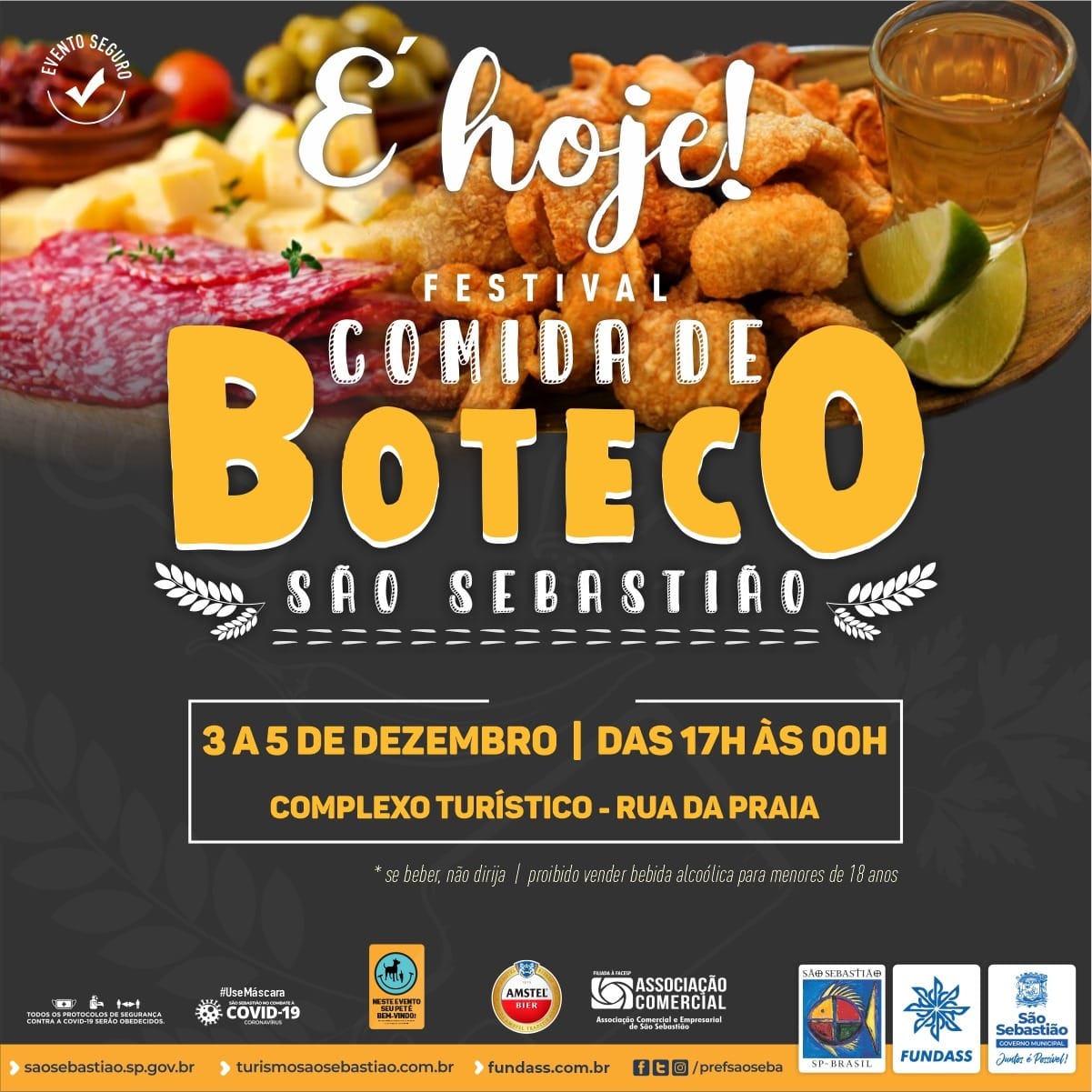 São Sebastião abre inscrições para concessão de espaços no Festival Comida  de Boteco 2022 – Tamoios News