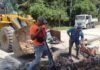 Drenagem e limpeza de valas são realizadas em Boraceia e na Comunidade Indígena Rio Silveiras em São Sebastião