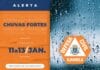 Defesa Civil alerta para chuvas fortes entre terça (11/1) e quinta-feira (13/1)