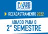 Prefeitura informa que recadastramento para o passe livre municipal foi adiado para o segundo semestre