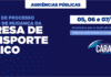 CARAGUATATUBA REALIZA AUDIÊNCIAS PÚBLICAS PARA INICIAR PROCESSO LICITATÓRIO DE MUDANÇA DE EMPRESA DO TRANSPORTE PÚBLICO