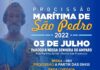 Paróquia Nossa Senhora do Amparo realiza tradicional Procissão Marítima de São Pedro 2022
