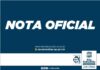 NOTA OFICIAL