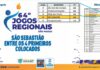 São Sebastião termina 64º Jogos Regionais na quarta colocação geral
