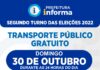 Prefeitura de São Sebastião oferece transporte público gratuito no domingo, devido às eleições
