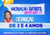 São Sebastião inicia vacinação contra a Covid-19 para todas as crianças de 3 e 4 anos