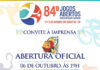 Convite – Abertura dos 84º Jogos Abertos do Interior