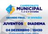 Juventus e Diadema decidem 3ª Divisão do Campeonato Municipal de Futebol