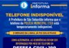 Telefone da Polícia Municipal está temporariamente indisponível