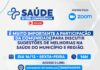 Prefeitura de São Sebastião convida a população para participar da 6.ª Pré-conferência da Saúde, que será online, nesta sexta-feira (16)