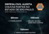 ALERTA DE CHUVAS FORTES!