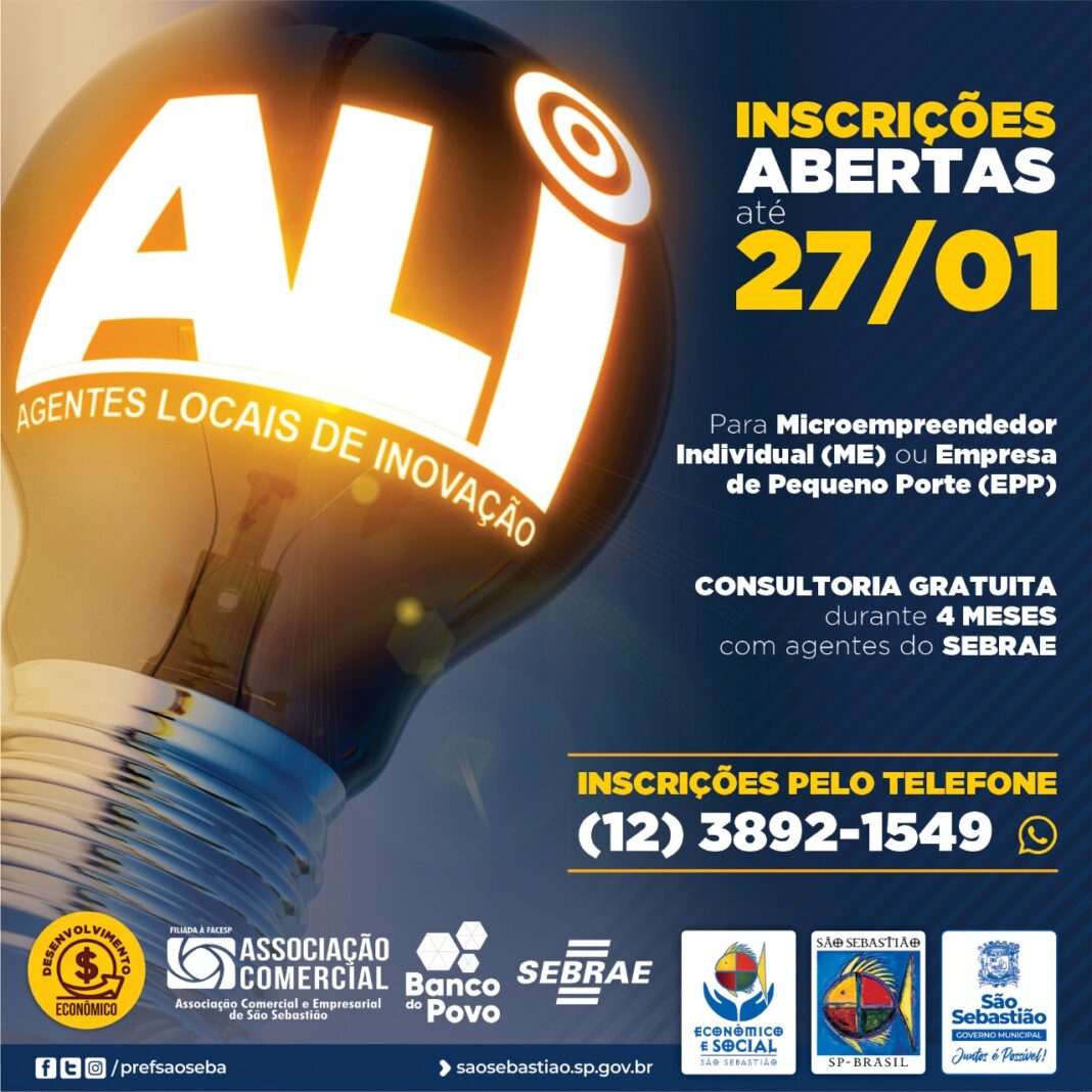 Ali Rota Prefeitura abre inscrições gratuitas para o programa Agente Local de ...