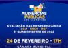 Prefeitura realiza audiência pública sobre metas fiscais do 3º Quadrimestre de 2022