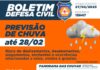Defesa Civil de São Sebastião alerta para previsão de chuva até à terça-feira (28)