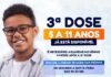 Prefeitura de São Sebastião aplica 3.ª dose contra a Covid-19 em crianças de 5 a 11 anos