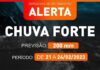 Defesa Civil de São Sebastião alerta para forte chuva entre a terça (21) e sexta-feira (24)