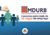 Emdurb abre concurso público para mais de 60 vagas de emprego