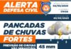 Defesa Civil de São Sebastião alerta para previsão de fortes chuvas nesta sexta-feira