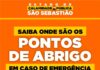 Plano Preventivo da Defesa Civil de São Sebastião disponibiliza abrigos em toda a cidade em caso de chuvas intensas