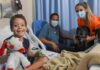 Cães Terapeutas atuam em Projeto Integração no Hospital Mário Covas em Ilhabela