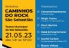 Projeto Caminhos do Rock traz grandes nomes do segmento para São Sebastião