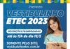 Inscrições para o Vestibulinho ETEC são prorrogadas até dia 15