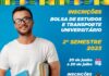 Inscrições abertas para 2º semestre dos Programas Bolsa de Estudos, Auxílio Transporte e Ajuda de Custo
