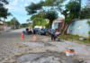 Operação tapa-buracos é realizada no bairro Portal da Olaria