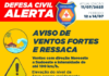 Marinha do Brasil alerta para ventos de até 100 km/h e ressaca em São Sebastião entre quarta e sexta-feira