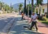 Prefeitura executa ações de manutenção urbana nas ruas e ciclovia do bairro Maresias