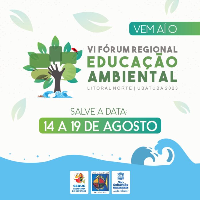 Estudantes de São Sebastião participam do VI Fórum Regional de Educação Ambiental em Ubatuba na próxima terça-feira2