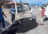 Operação tapa-buracos é realizada no bairro Topolândia e região