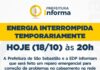Interrupção temporária de energia no Hospital de Clínicas da Costa Sul