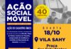 Ação Social Móvel retorna à Vila Sahy nesta quarta-feira