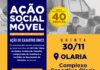 Moradores do bairro Olaria e região recebem Ação Social Móvel
