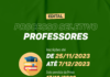Prefeitura abre processo seletivo para professores