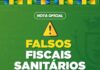 NOTA OFICIAL – ALERTA CONTRA FALSOS FISCAIS SANITÁRIOS