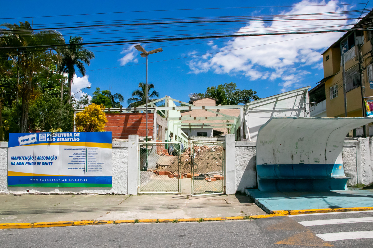 Prefeitura de São Sebastião reforma EMEI Pingo de Gente e chega a marco ...