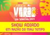 Prefeitura de São Sebastião adia shows do grupo Maneva e do cantor Hungria em razão do mau tempo