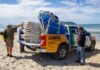 Fiscais Ambientais realizam apreensões na faixa de areia de Juquehy