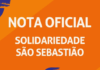 Nota Oficial Solidariedade São Sebastião